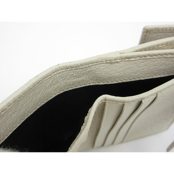 Gucci GG Double Hook Wallet Beige Canvas Leather - Picture 10 of 12